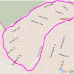 Map of Cheviot Hills